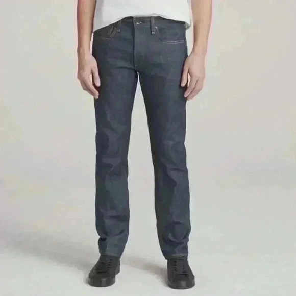 NWT Rag & Bone Fit 2 Raw Dark Wash Denim Slim Fit Full-Length Jeans Size 27/33 - Picture 14 of 14
